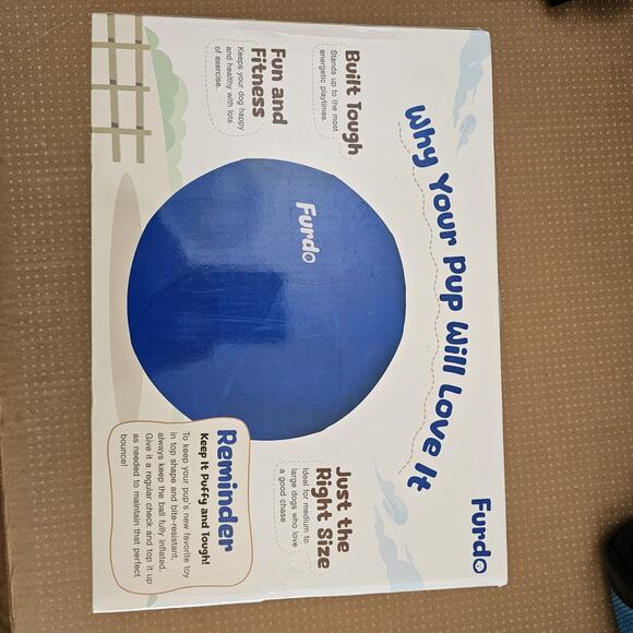 Furdo 25" Herding Ball for Dogs Medium to Large Dogs Red - Picture 5 of 10